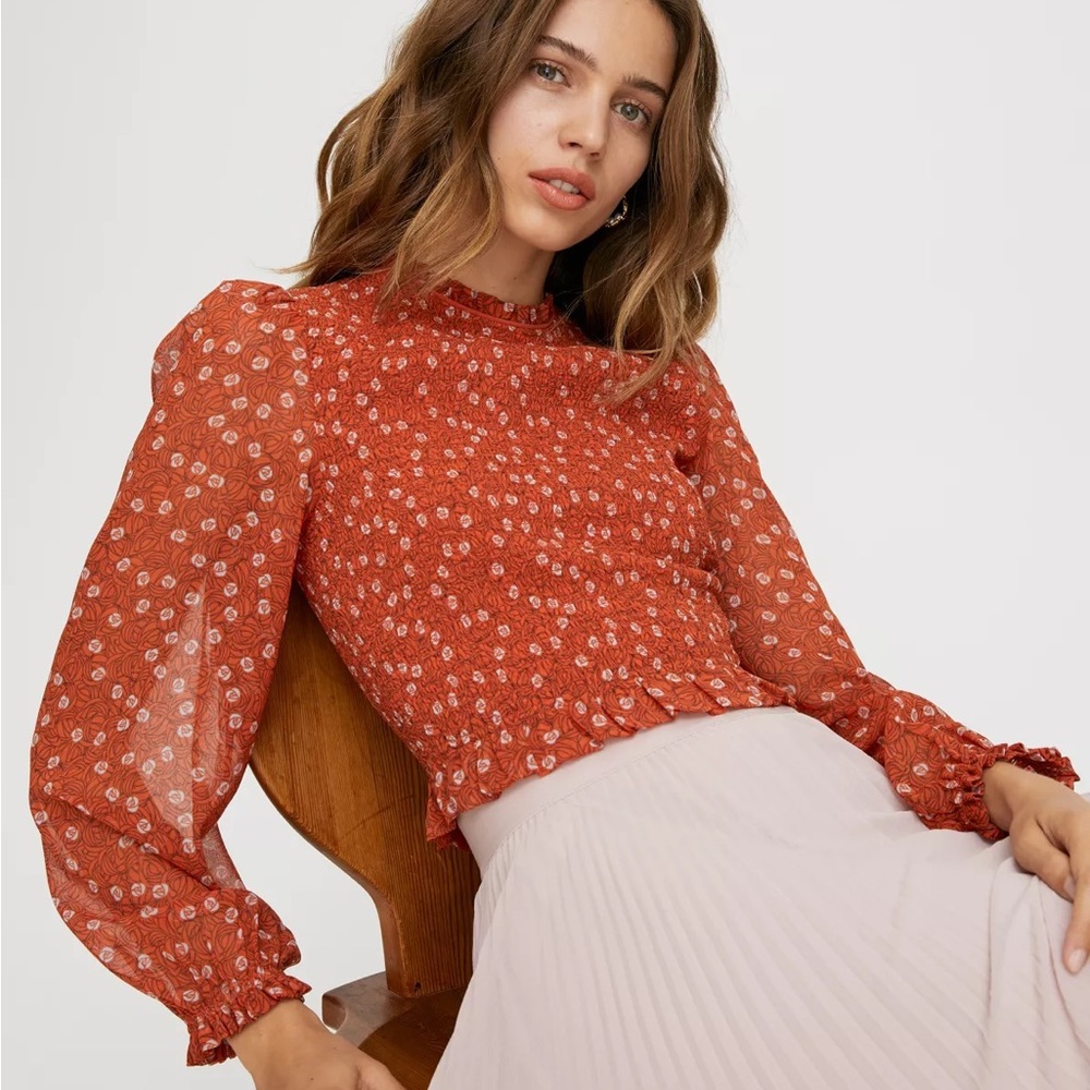 Aritzia Wilfred Lilith blouse, size XS